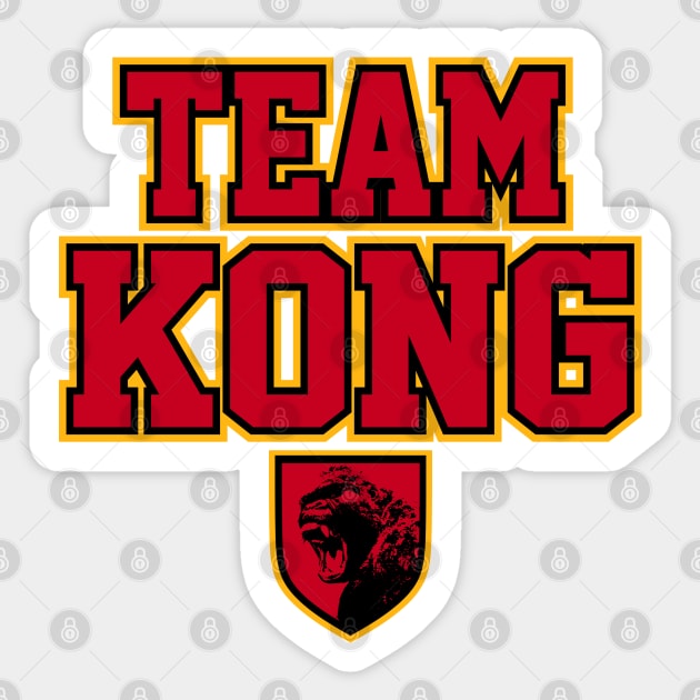 TEAM KONG - 3.0 Sticker by ROBZILLA